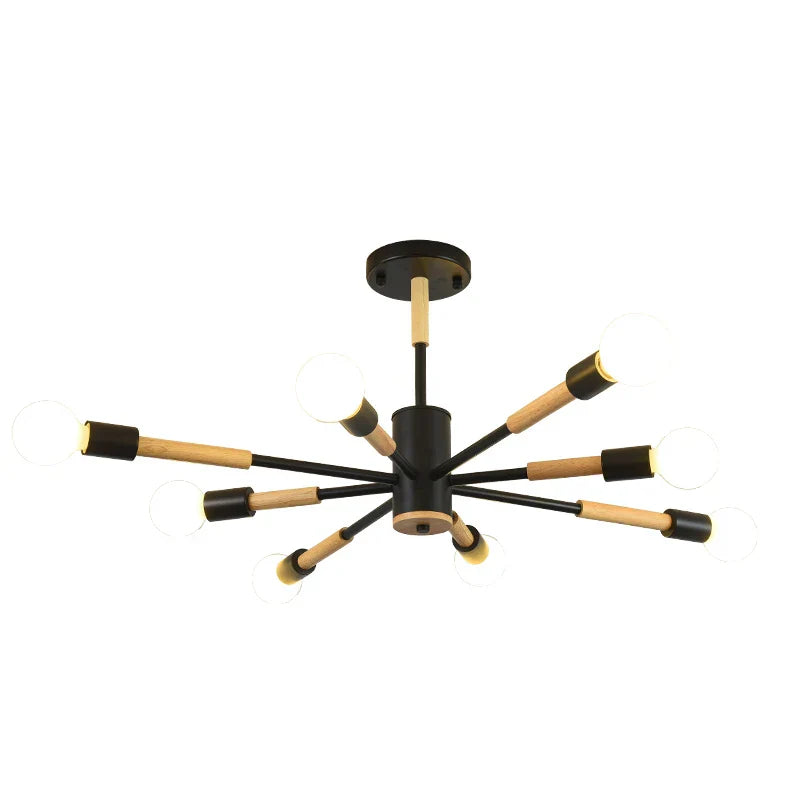 DecorBites™ LED Wooden Ceiling Lights w/ E27 Bulb for Modern Livingroom & Bedroom