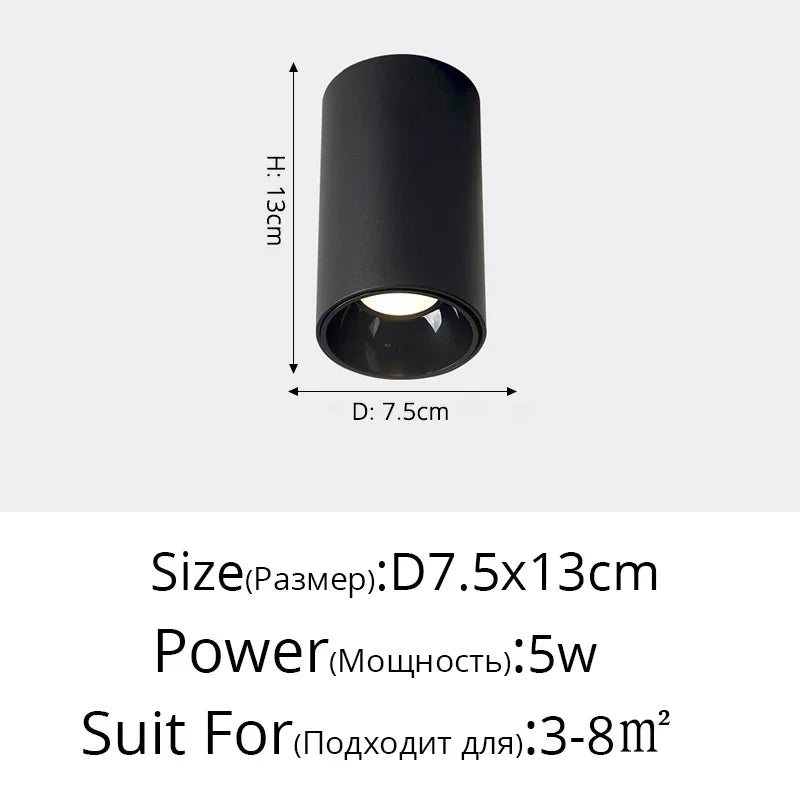 LED Adjustable Ceiling Spotlight