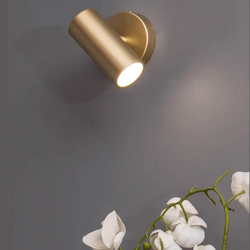 Gold Iron LED Wall Lamp