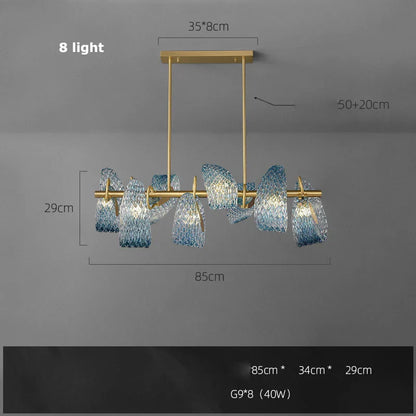 DecorBites™ G9 LED Copper Pendant Light for Foyer & Dining Room