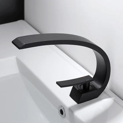 DecorBites™ Black Chrome Basin Faucet Single Handle Bathroom Mixer Tap