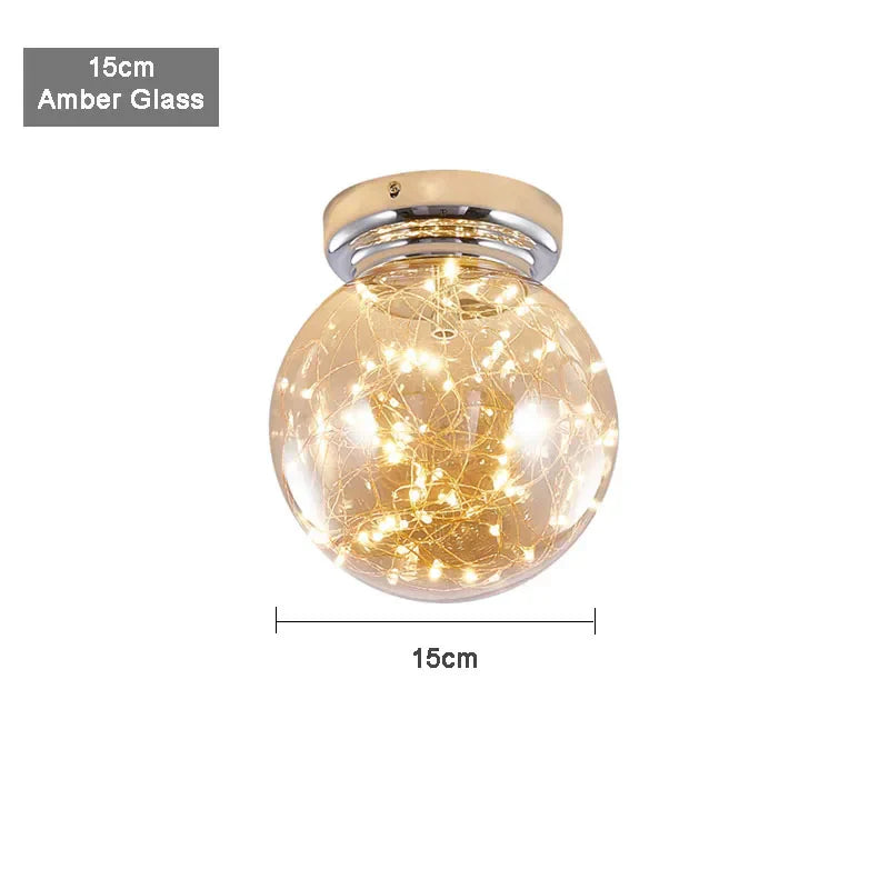 DecorBites™ Gypsophila LED Ceiling Light: Modern & Nordic Style for Indoor Decor