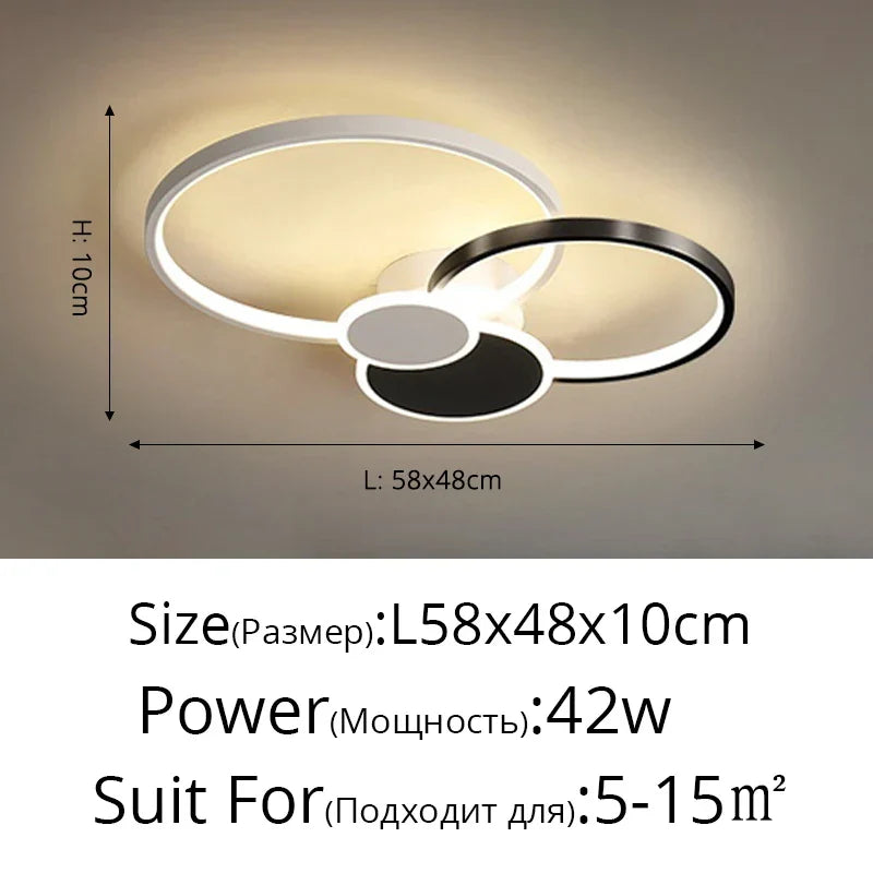 Gold Modern LED Chandelier 120cm 120W Dimmable