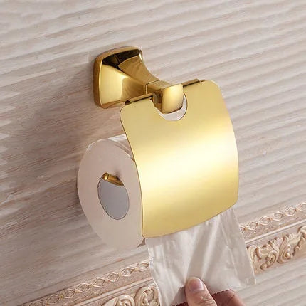 Gold Copper Hardware Set