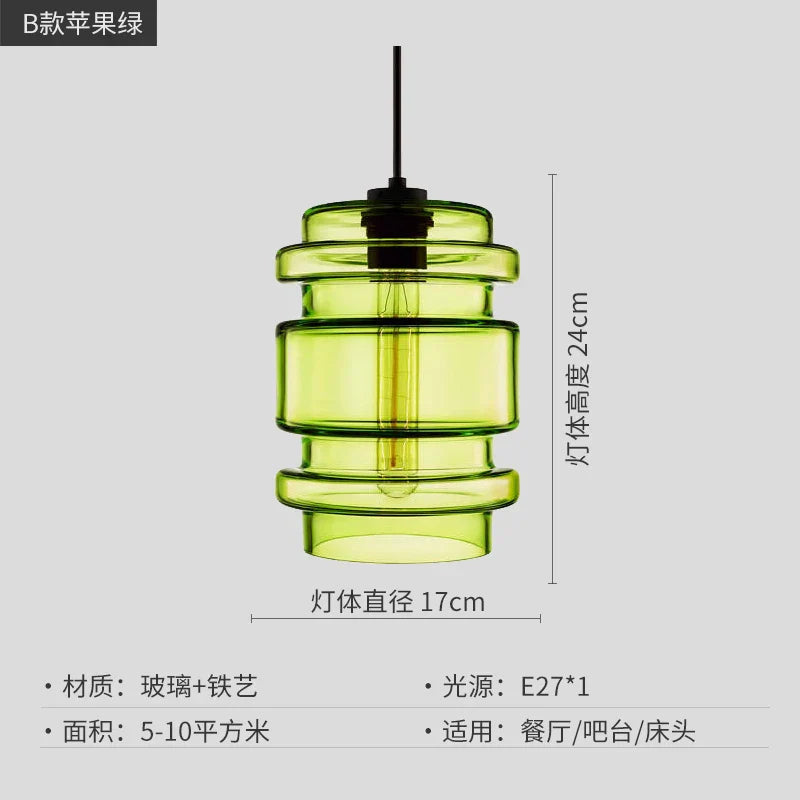 DecorBites™ Geometric Glass Pendant Light Collection: Modern Crystalline Pendant Series
