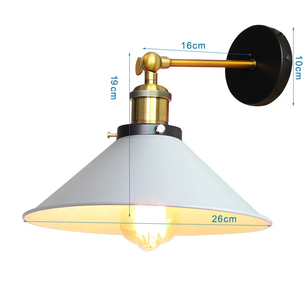 Black Retro Wall Light