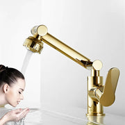 Gold Black Bathroom Faucet