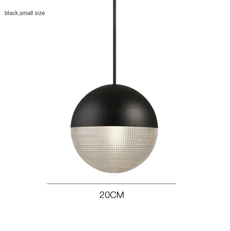 DecorBites™ Glass Ball LED Pendant Light - Gold Minimalist Nordic Hanging Lamp