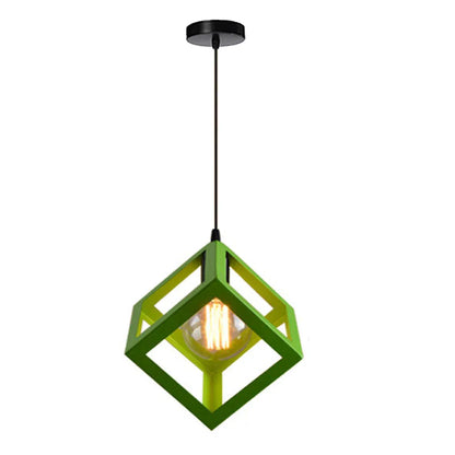 DecorBites™ Geometric LED 3-Light Pendant for Indoor Lighting & Decor