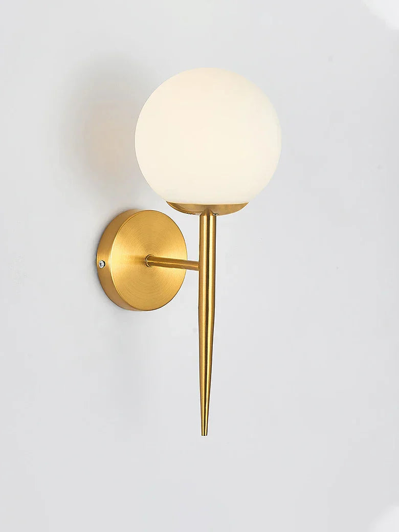 DecorBites™ Brass Glass Wall Sconce Lighting, Classic Nordic Loft Interior Fixture