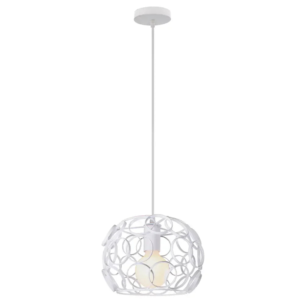 DecorBites™ Industrial Iron Pendant Lights Modern Metal Cage E27 LED Hanging Lamp for Home & Restaurant
