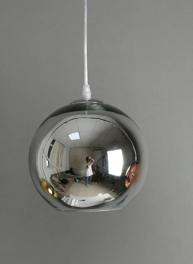 DecorBites™ Glass Bubble Ball LED Pendant Lights for Living Room, Kitchen, and Dining Room