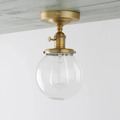 Glass Vintage Wall Sconce