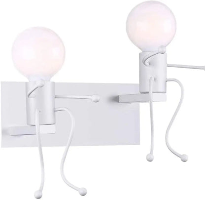 DecorBites™ Creative LED Wall Light Indoor Wall Sconce Modern Art Decor Iron E27