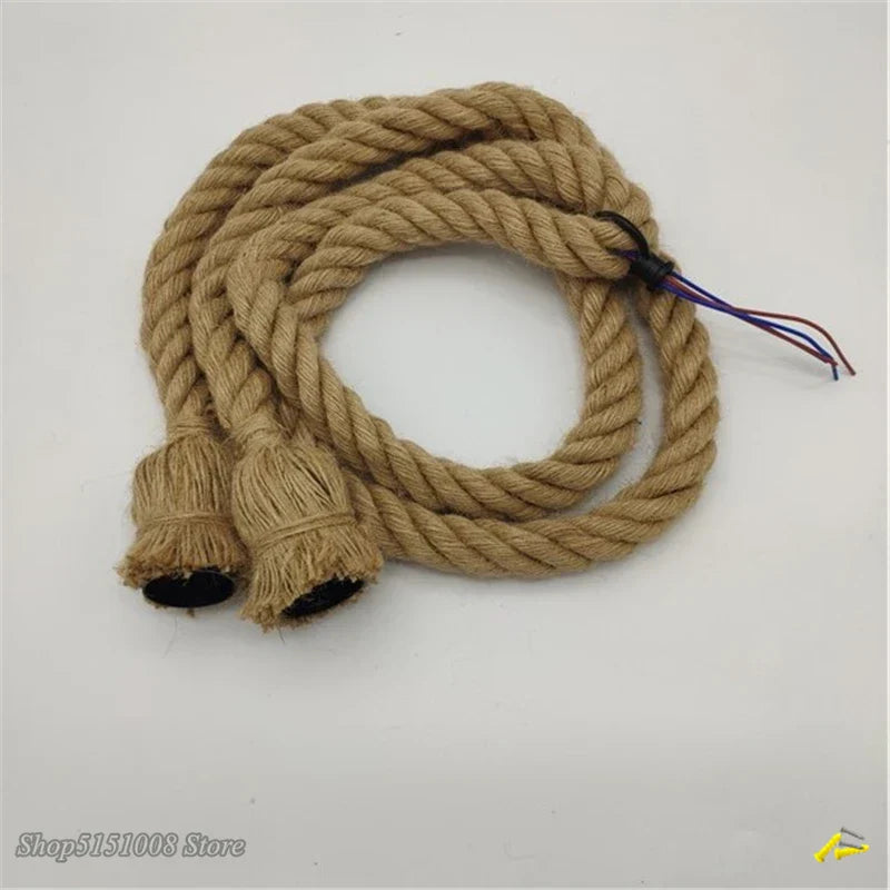 Vintage Rope Spider Chandelier