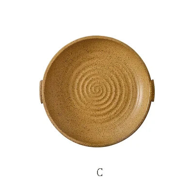 Round Ceramic Dinner Plate