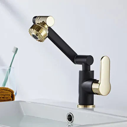 Gold Black Bathroom Faucet