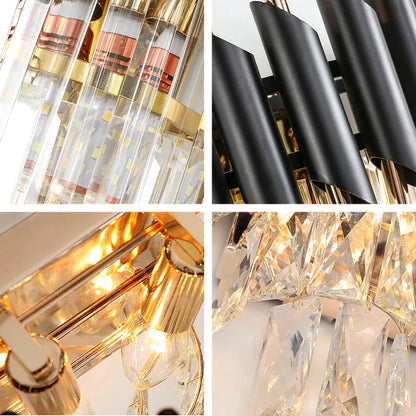 DecorBites™ Crystal Luxury Wall Lamp for Living Room, Bedroom, and Aisle