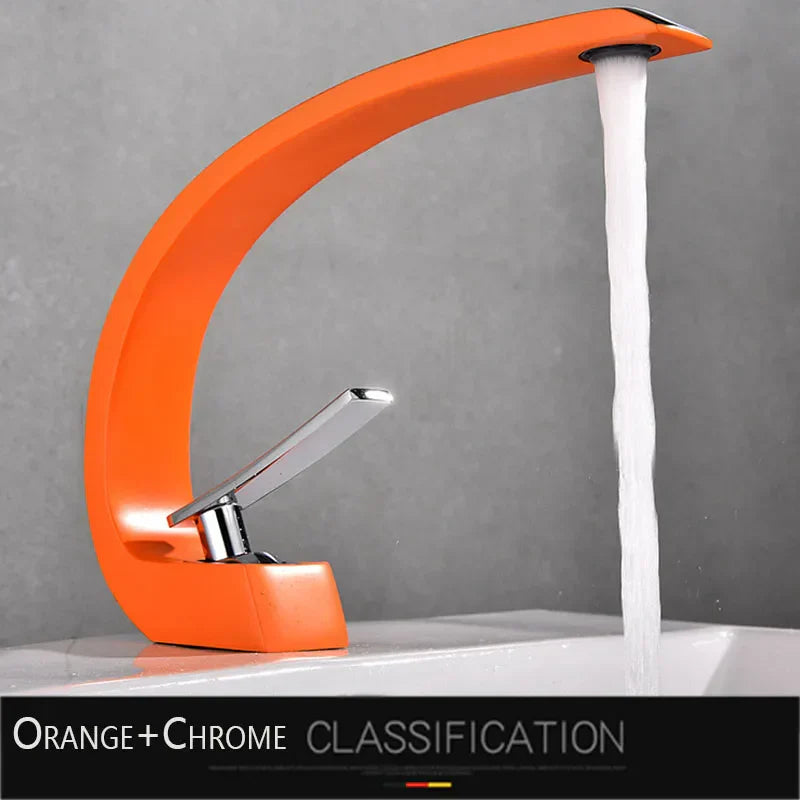 Black Chrome Basin Mixer