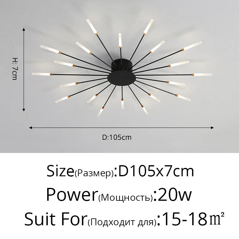Acrylic Modern Ceiling Light