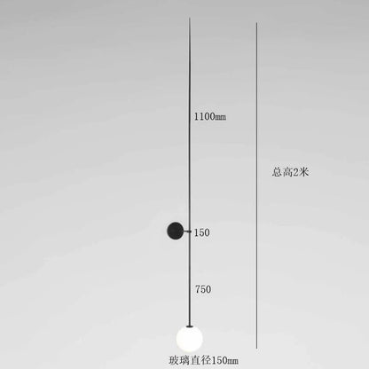 DecorBites™ Glass Ball LED Wall Light - Minimalist Nordic Design