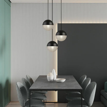 DecorBites™ Glass Ball LED Pendant Light - Gold Minimalist Nordic Hanging Lamp