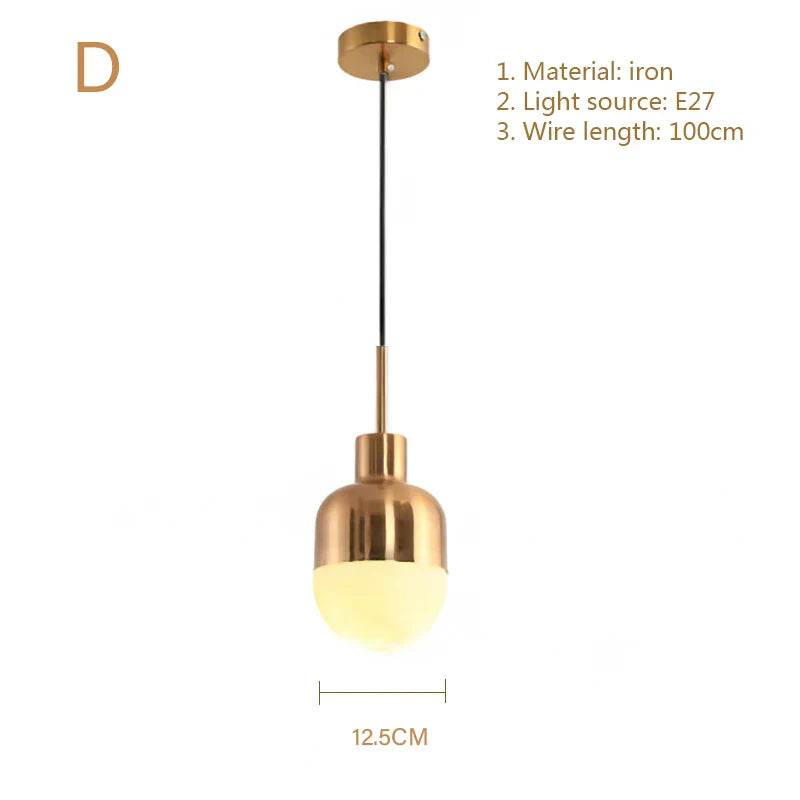 DecorBites™ Gold Modern Chandeliers E27 LED Lights for Home Decoration