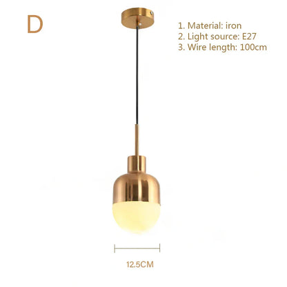 DecorBites™ Gold Modern Chandeliers E27 LED Lights for Home Decoration