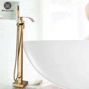 Gold Freestanding Bathtub Faucet