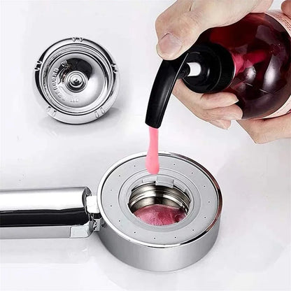 DecorBites™ Double-sided High Pressure Showerhead with Shower Gel Container