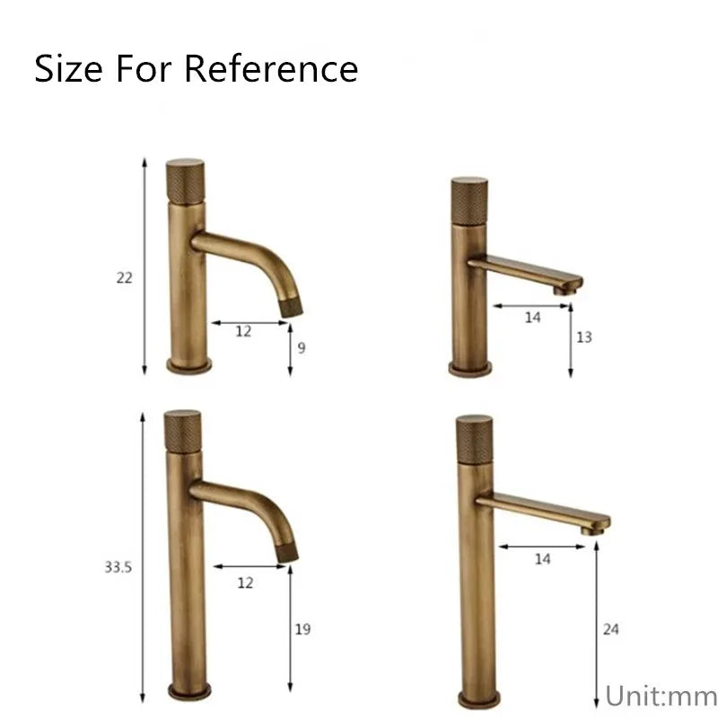 Antique Bronze Bathroom Sink Faucet