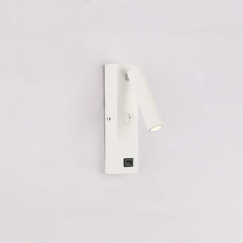 DecorBites™ LED Wall Light Switch Bedroom Indoor USB Night Reading Sconce Luminaria