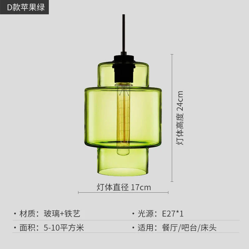 DecorBites™ Geometric Glass Pendant Light Collection: Modern Crystalline Pendant Series