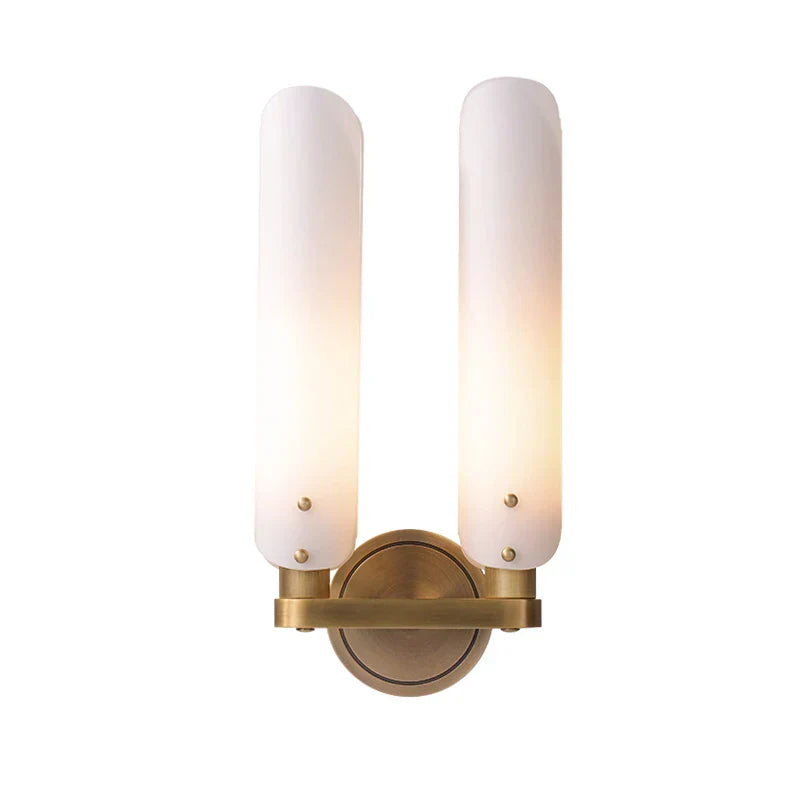Copper Art Deco Wall Sconce