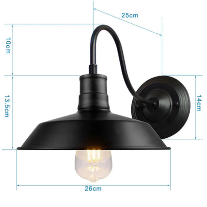 DecorBites™ Iron Cage Wall Sconce for Indoor Bedroom, Bar Counter, and ReadingAreaView