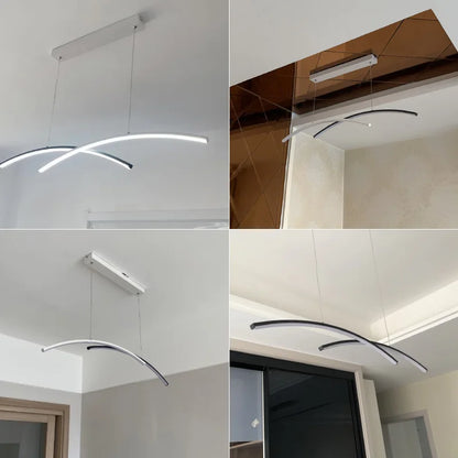 DecorBites™ LED Chandelier: Modern, Creative, Minimalist Lighting for Dining Room, Living Room & Bar Counter