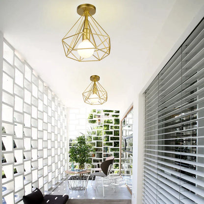 DecorBites™ Iron Ceiling Light Fixture for Modern Spaces
