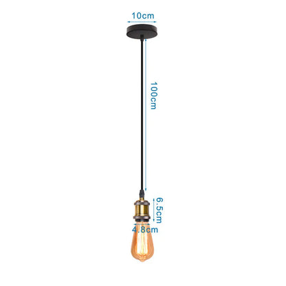 DecorBites™ Iron Dome Industrial Pendant Light for Cafe Bar Home Decor