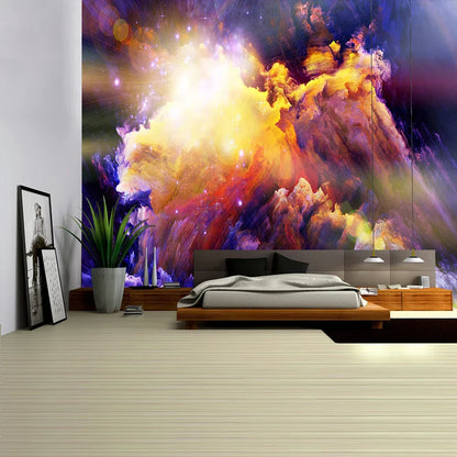 DecorBites™ Galaxy Psychedelic Space Tapestry Hanging for High-Quality Boho Decor