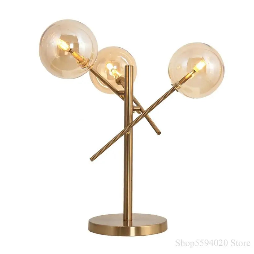 DecorBites™ Glass Bubble Ball LED Floor Lamp Post-modern Nordic Magic Bean Design
