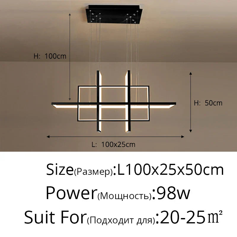 DecorBites™ Geometric Aluminum Pendant Lights for Living Bedroom Restaurant Dining Kitchen Home Décor