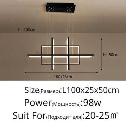 DecorBites™ Geometric Aluminum Pendant Lights for Living Bedroom Restaurant Dining Kitchen Home Décor