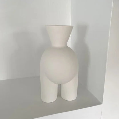 DecorBites™ Abstract Human Body Vase - Ceramic Half-length Home Decoration