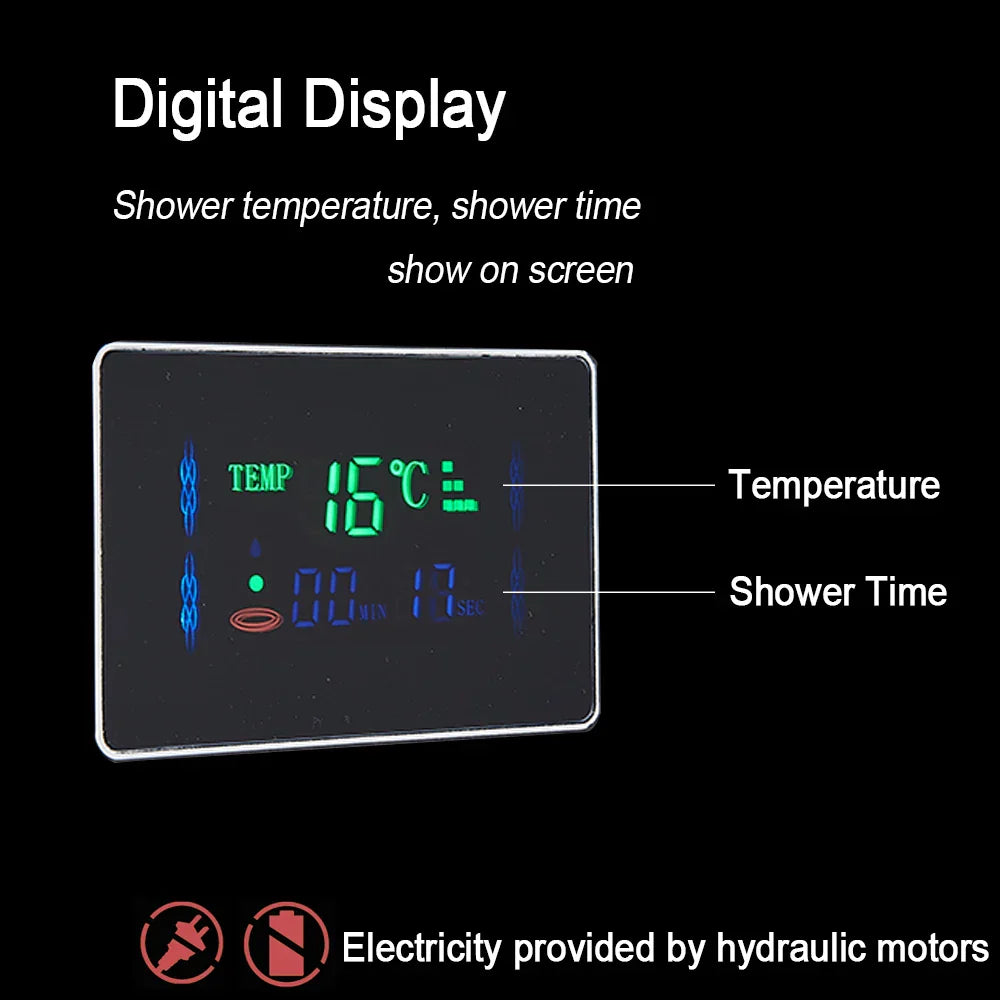 LED Rainfall Shower System