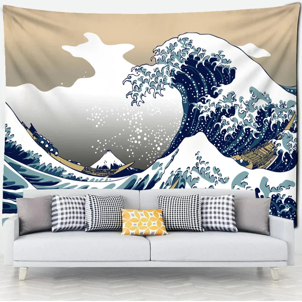 Bohemian Wave Wall Tapestry