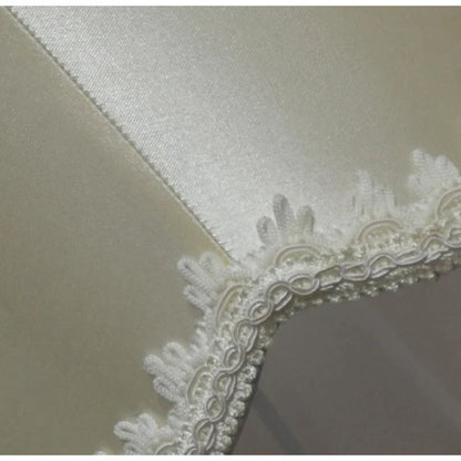 DecorBites™ Fringed Cloth Lampshade European Modern Style Luxury Handmade Bedroom Lobby