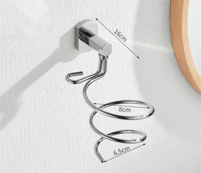 Gold Wall Hair Organizer
