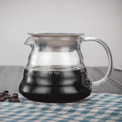 DecorBites™ Cloud Glass Coffee Kettle 800ml