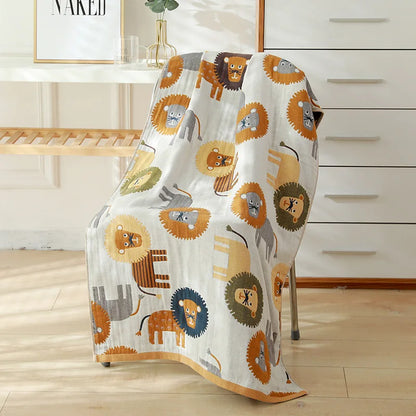 DecorBites™ Cotton Gauze Bath Towel -different styles