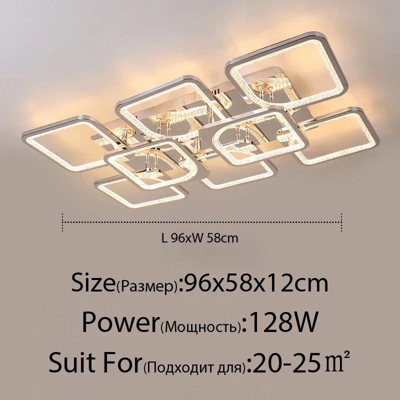 Dimmable LED Ceiling Light Remote Restaurant Style